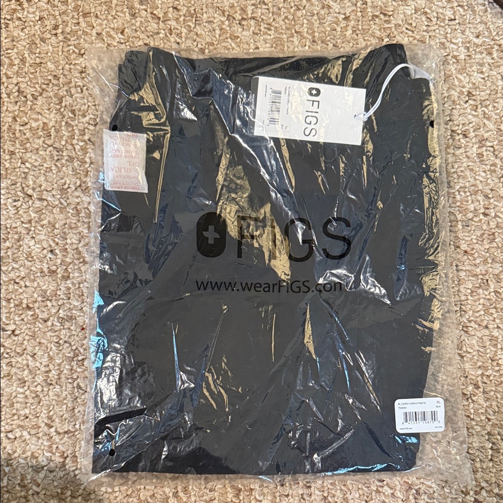 Figs Classic Black Scrub Pants